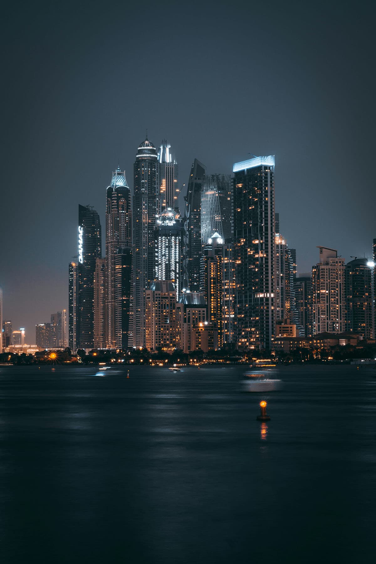Dubai Skyline at Night